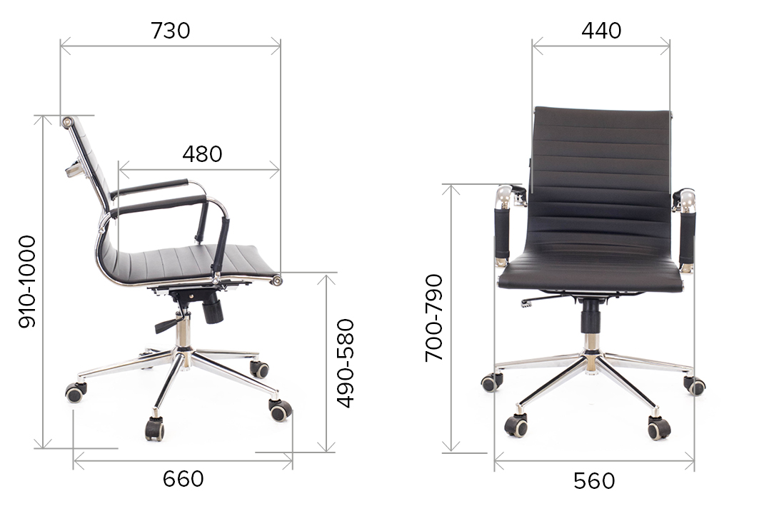 Кресло Everprof Leo (Лео) Т Экокожа Серый