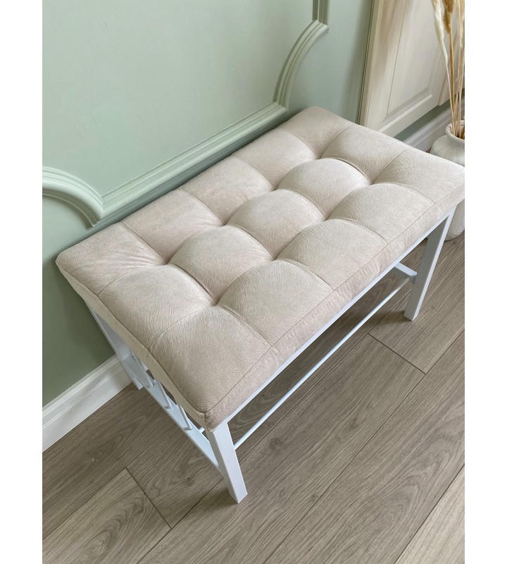 Банкетка Сканди-60 (бежевый/белый)