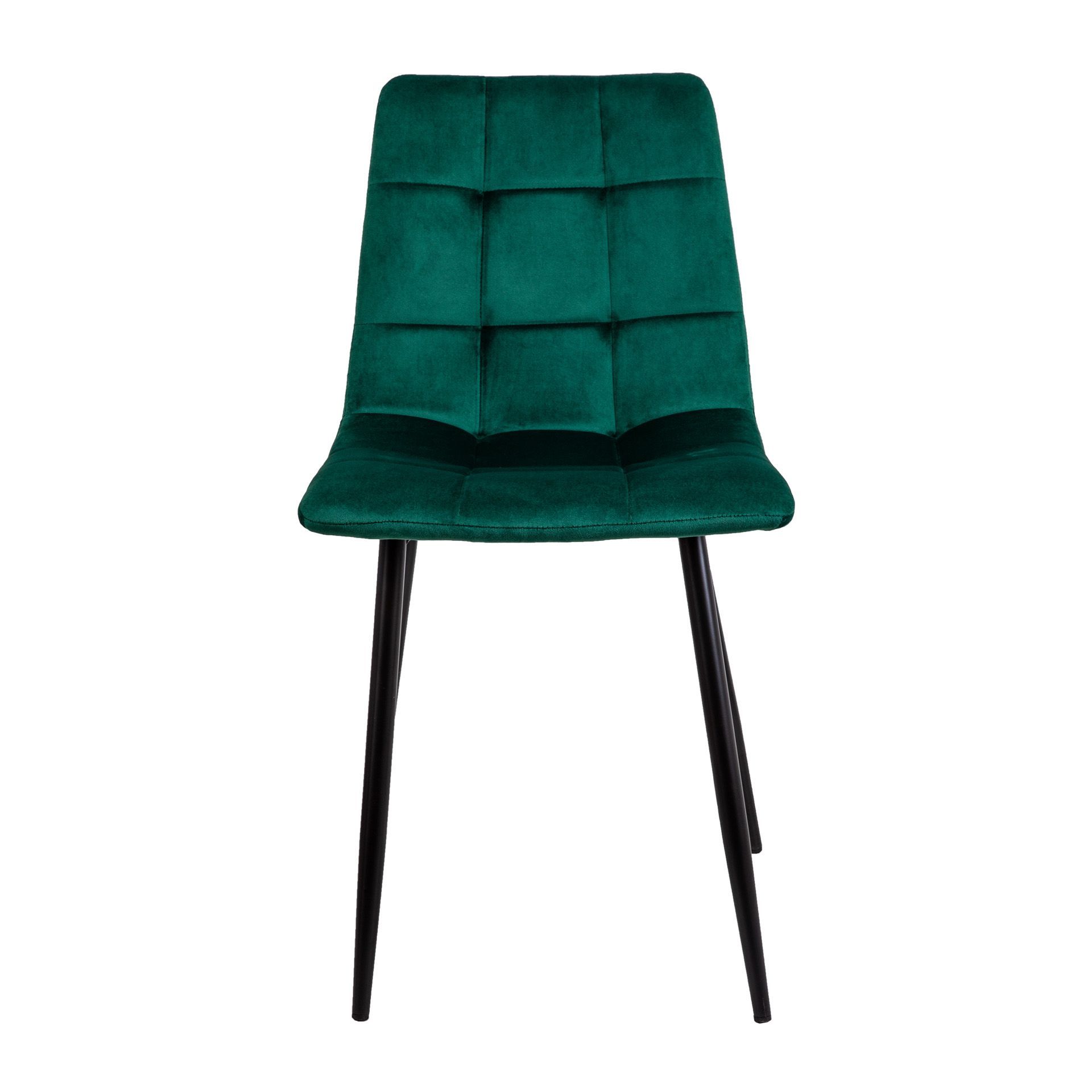 Стул Dallas, зеленый, велюр