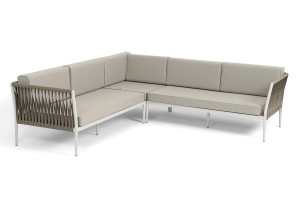 "Касабланка" диван модульный плетеный из роупа