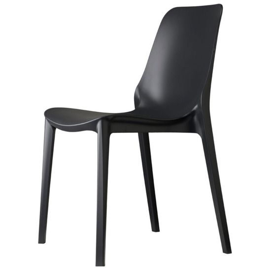 Кресло пластиковое Морело, черный