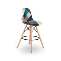 Cтул Eames DSW Patchwork Blue