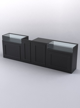 Комплект прилавков "ОРНАМЕНТ" №2, Черный