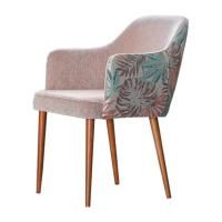 Стул Роза, Modena 4048, Modena Plain 4048, цвет ножек-светлый орех