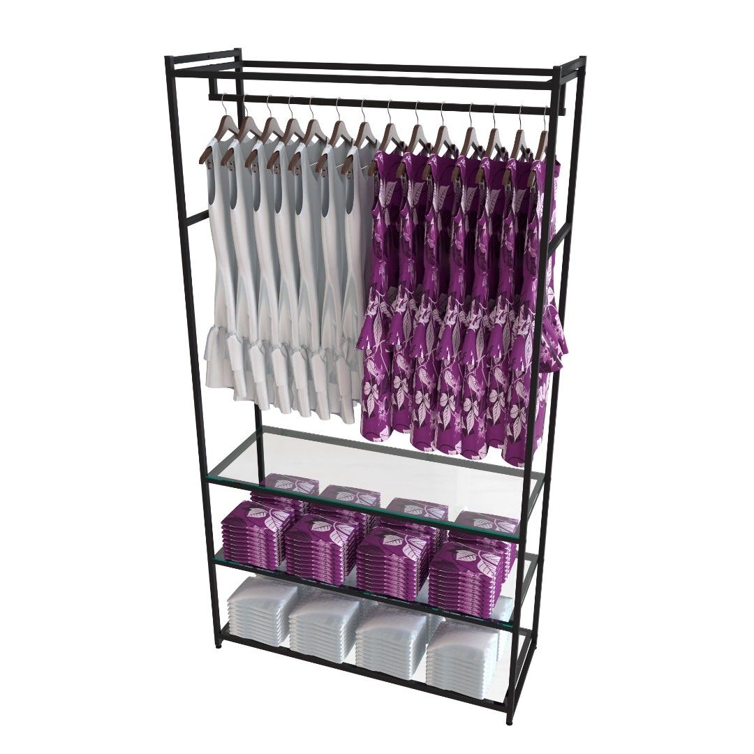 Стеллаж для одежды в стиле Лофт A22120-11