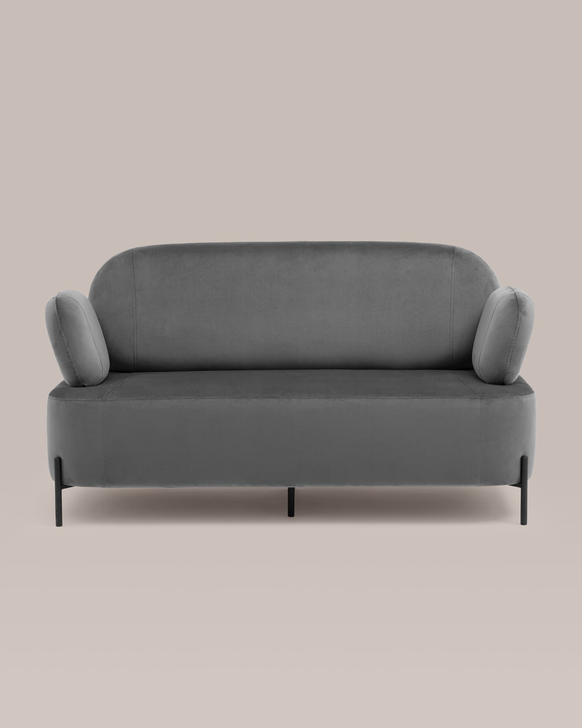 Диван Кэнди велюр серый