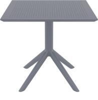 Стол пластиковый Sky Table 80 темно-серый