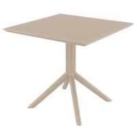 Стол пластиковый Sky Table бежевый