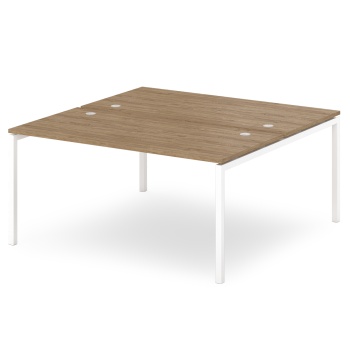 Столы на металлокаркасе с сечением трубы 40х40 мм Т-2 Сентида - Sentida (Восприятие) цвет Дуб Верцаска Карамель