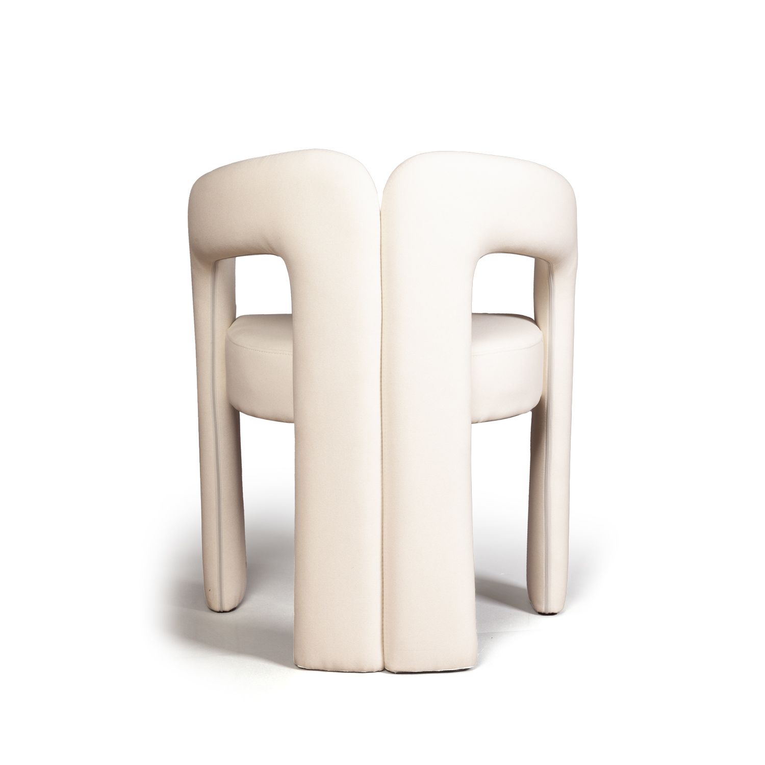 Полукресло Энджи, ткань, велюр молочный