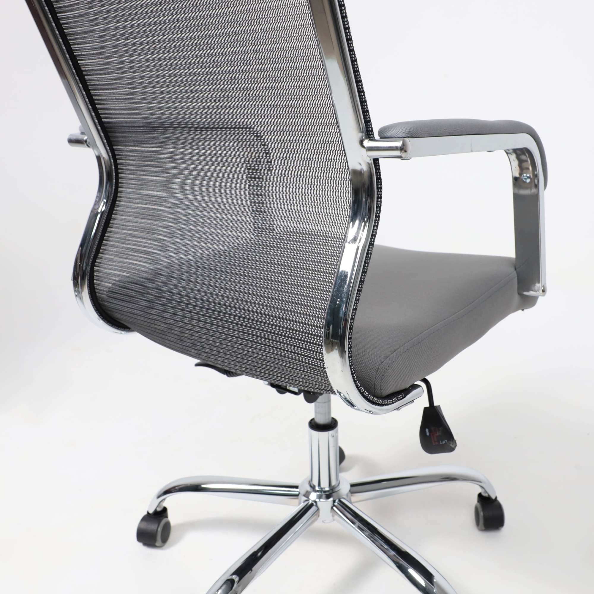 Кресло поворотное Grid, серый, армированная сетка