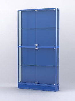 Витрина "АЛПРО" №4-200-1 (задняя стенка - ДВП), Синий