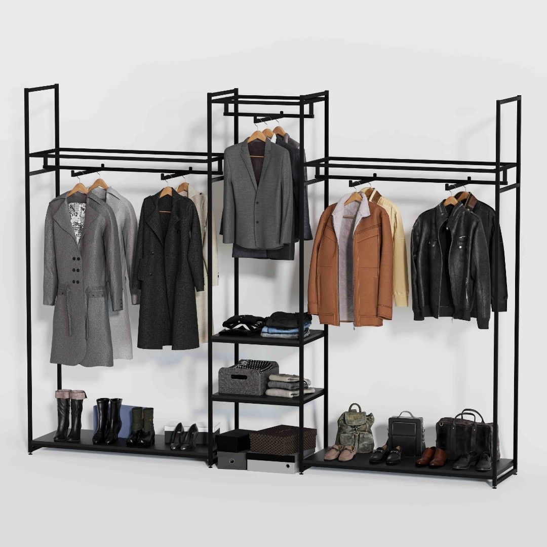 Стеллаж Лофт для одежды К-2206