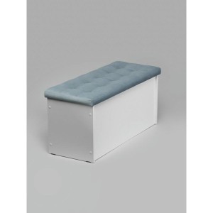 Банкетка ПВЗ-900 прямая Велюр (серый)