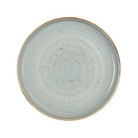 Блюдо круглое VITAL 2, фарфор, голубой, 20*20*2см
