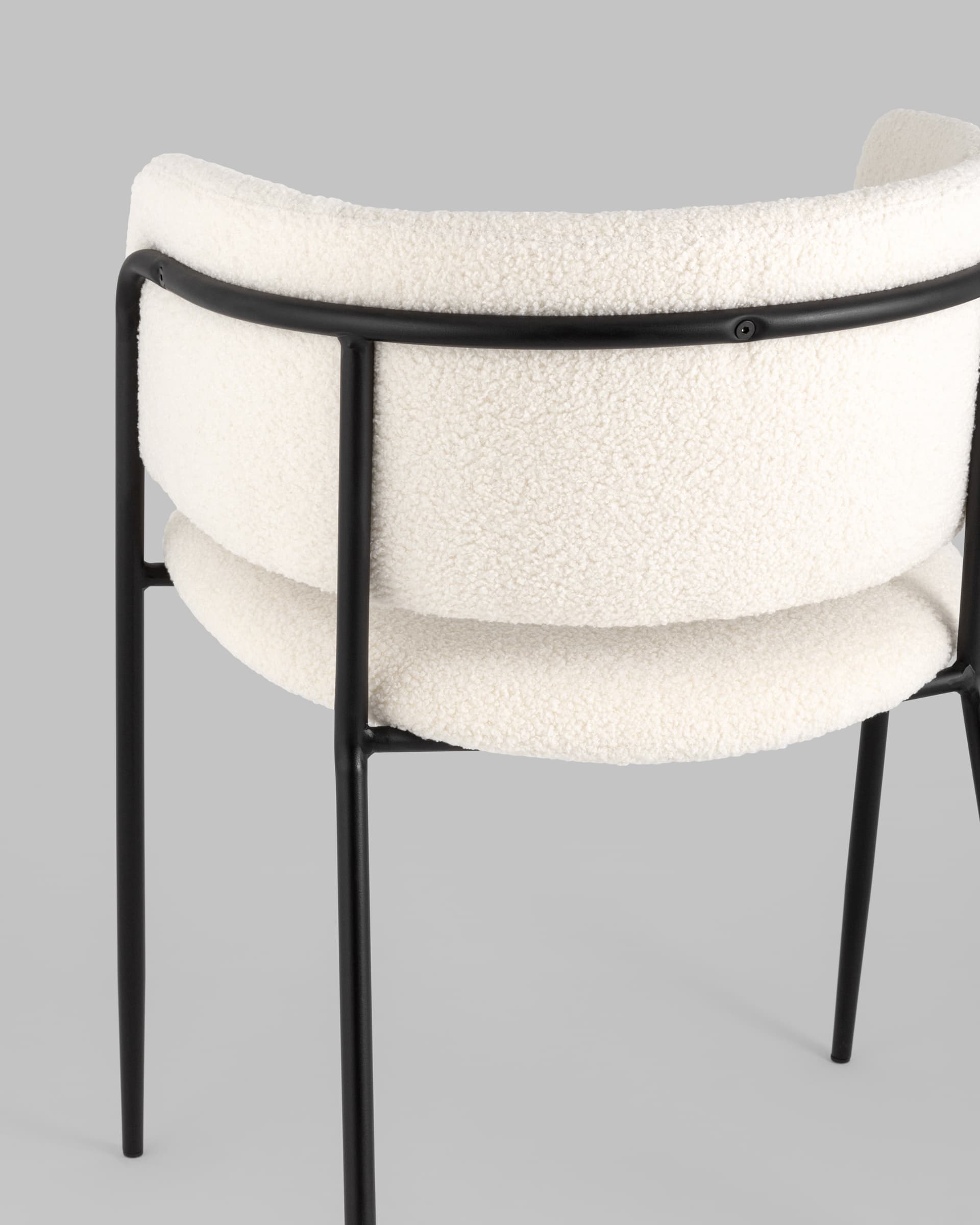 Стул Нэлли ткань букле белый 2 шт.