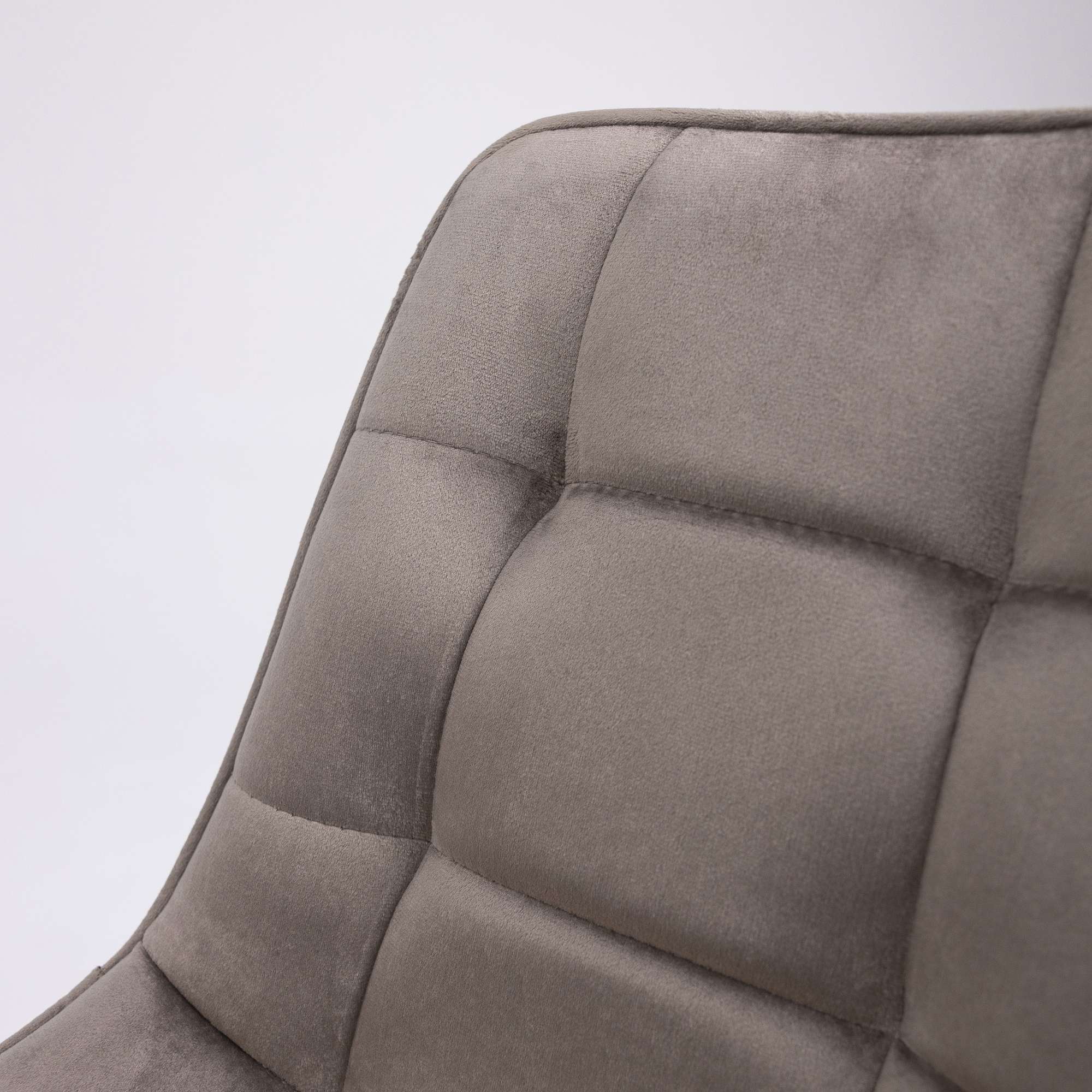 Стул полубарный Linx, бежевый, велюр