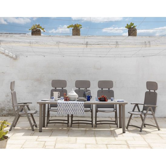 Кресло пластиковое складное Acquamarina, тортора