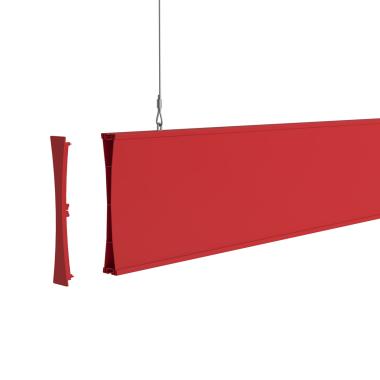 Подвесной профиль PRICEBOARD, длина 1000 мм, цвет красный