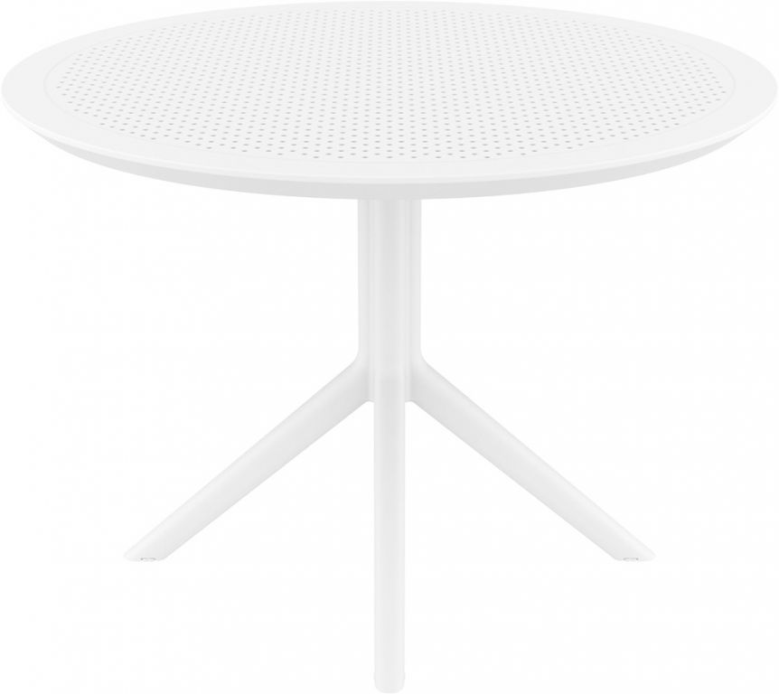 Стол пластиковый Sky Table Ø105 белый