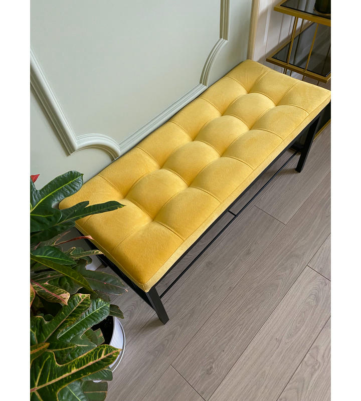 Банкетка Сканди-96-1 (желтый/черный)