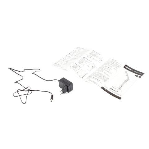 Настольная лампа / светильник SONNEN PH-307, на подставке, светодиодная, 9 Вт, пластик, черный, 236684