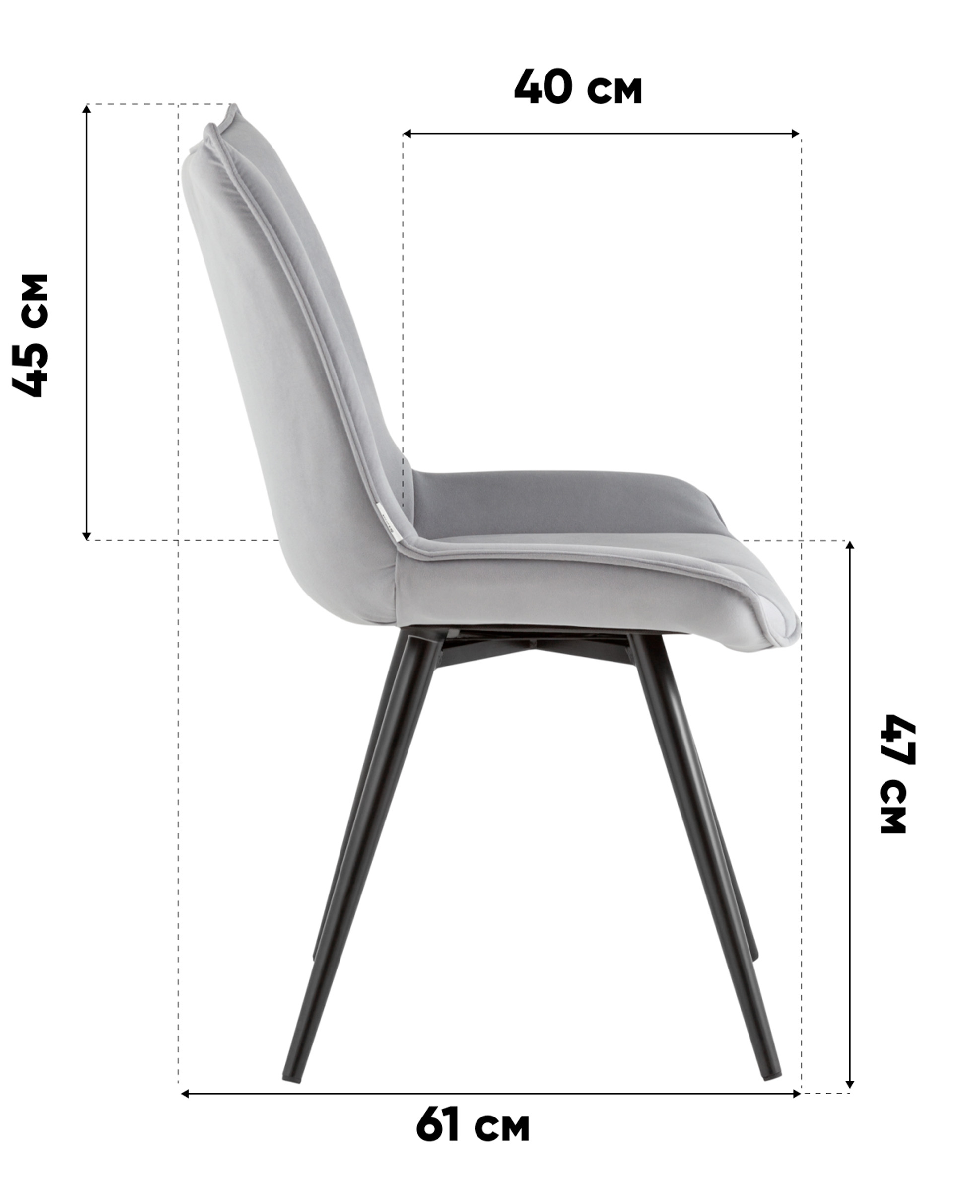 Стул вращающийся Робб велюр бежевый