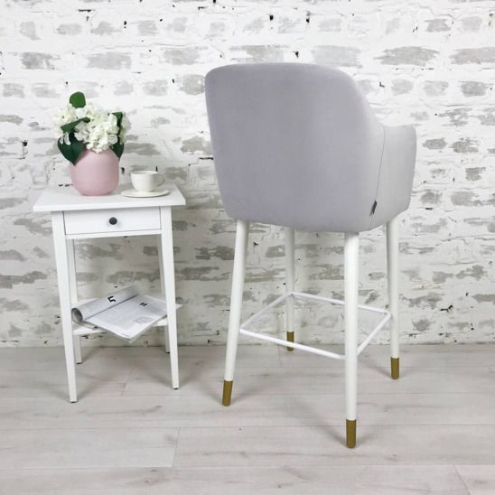 Барный стул Амазар бежевый/ черный