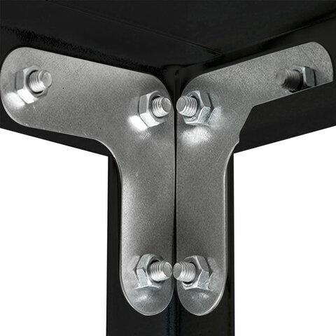 Стеллаж металлический BRABIX "ГРАФИТ MS KD-185/40/70-5", лофт, 1850х700х400 мм, 5 полок, 291268, S240BR124593