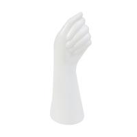 Ваза керамическая HAND, белый, 7,5*22см