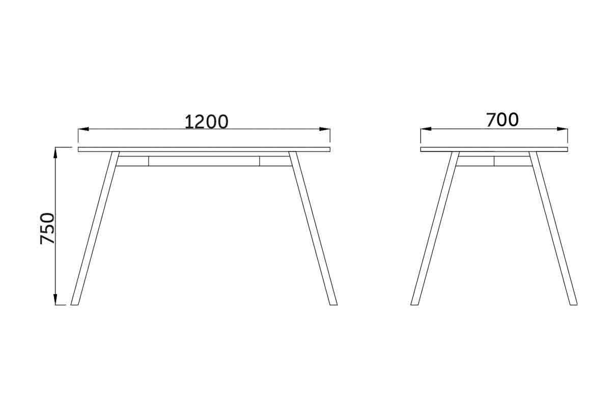 Стол Gerda, прозрачный, закаленное стекло