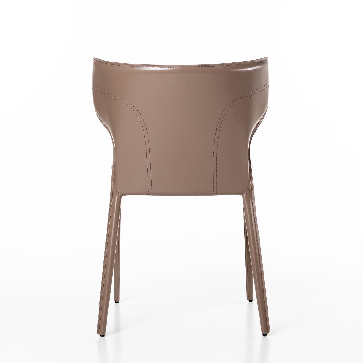 Стул Аустин, кожа капучино