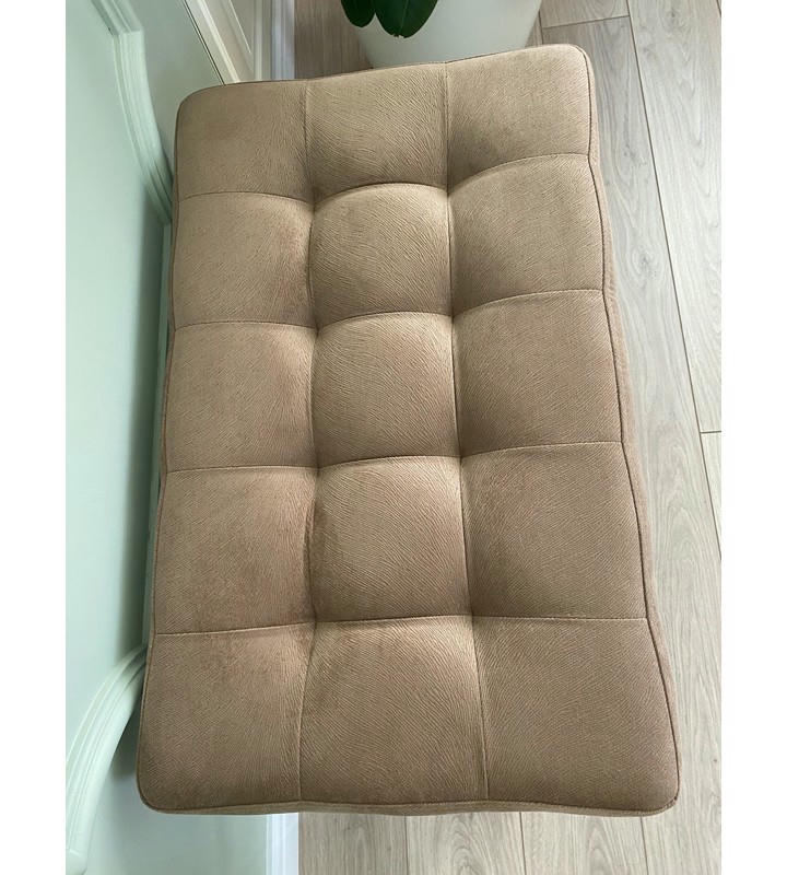 Банкетка Сканди-60-2-х полочная (светло-коричневый/белый)