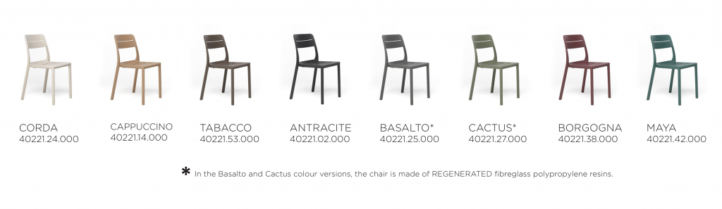 Стул пластиковый Cassia Bistrot бежевый