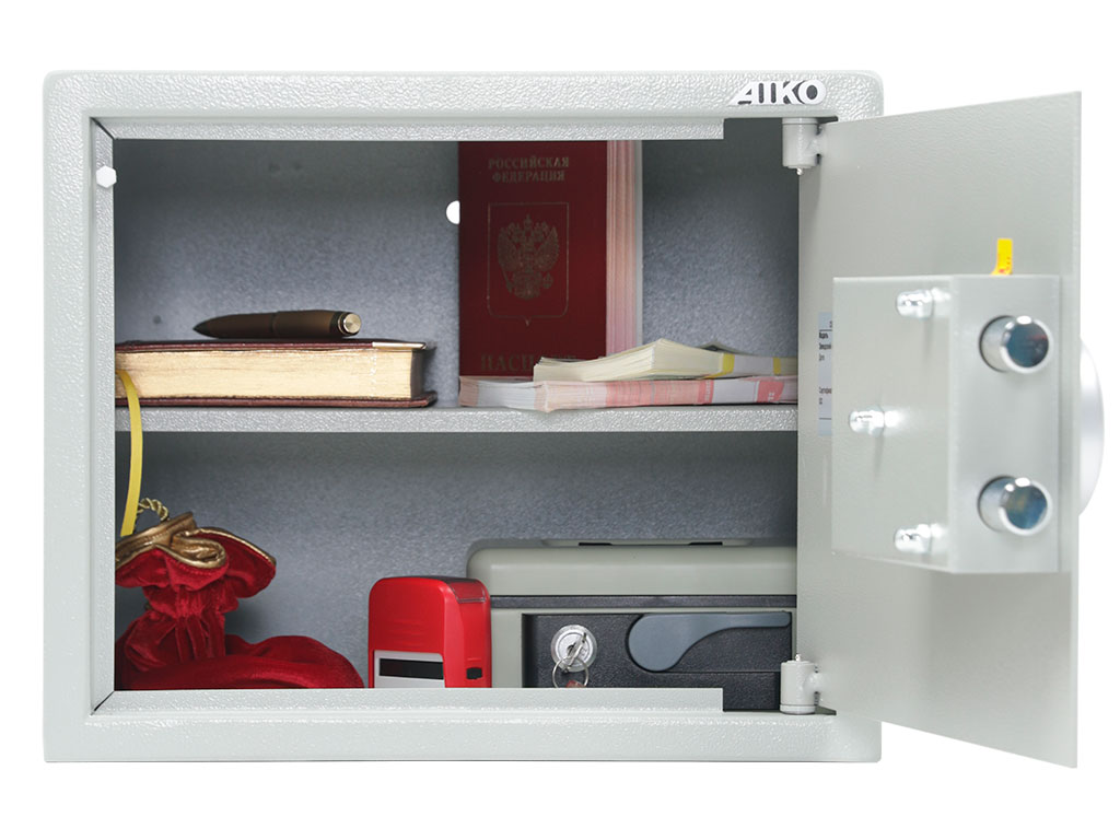 Мебельный сейф AIKO Т-28 EL цена 7 380 ₽ Мебельный сейф AIKO Т-28 EL