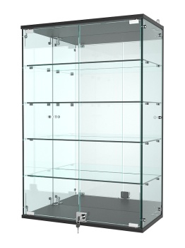 Витрина "АТРИУМ" настенная №2-5Г, Черный