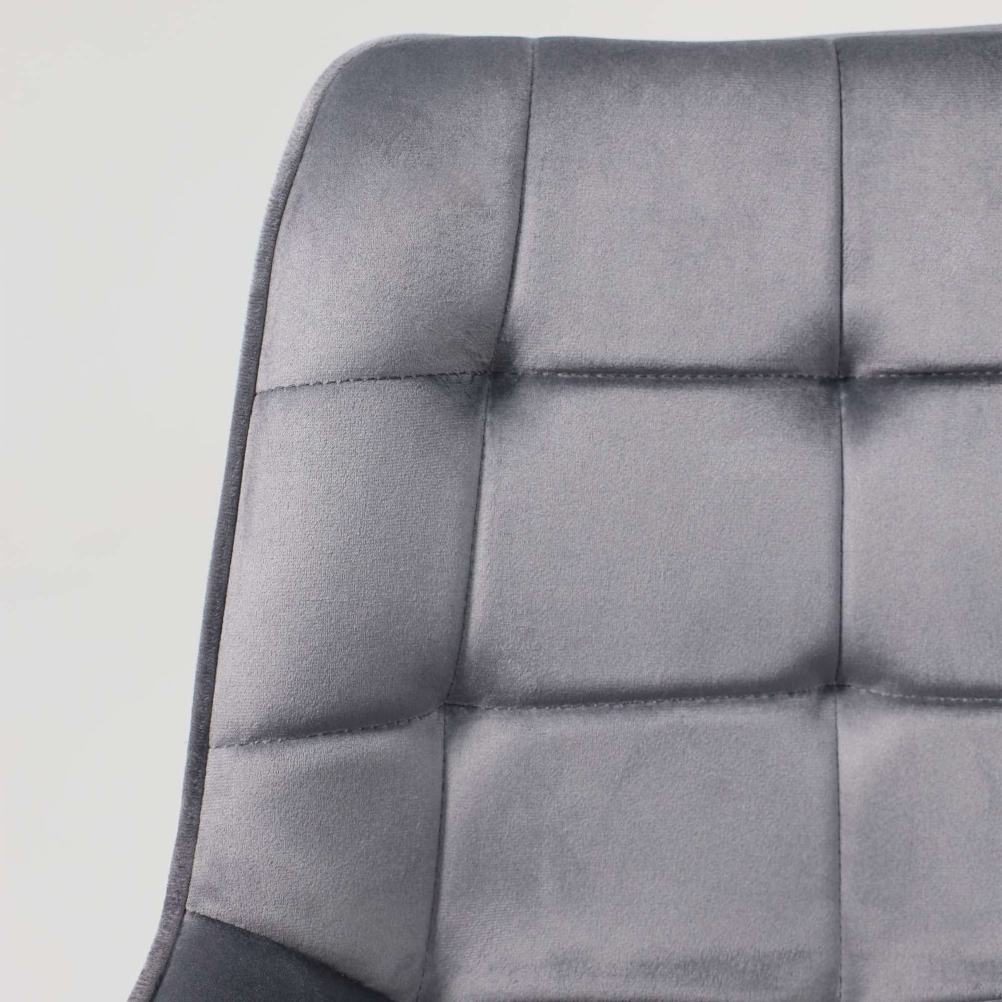 Стул полубарный Linx, темно-серый, велюр