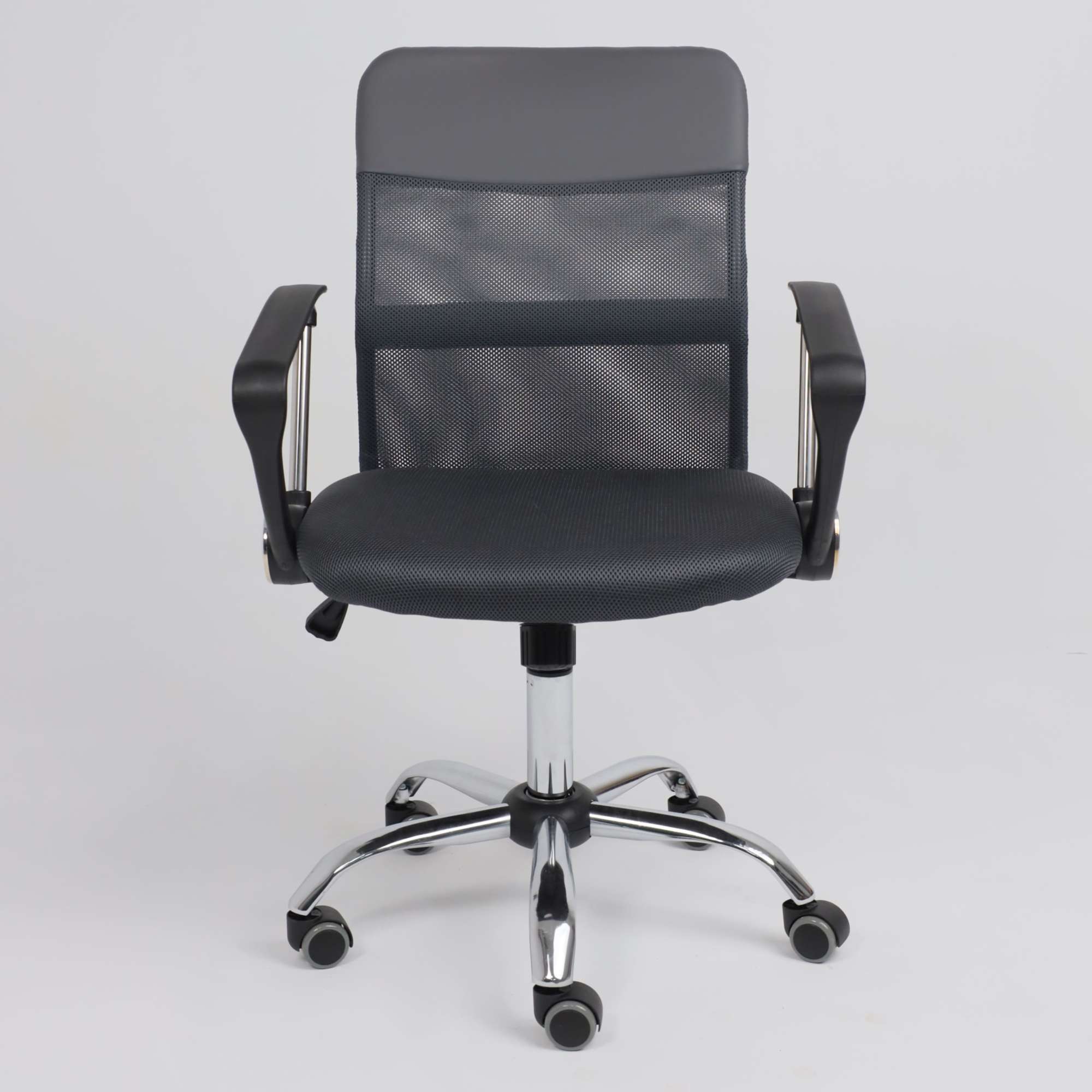 Кресло рабочее ARIA, LIGHT, ECO/сетка, серый+сетка-серая