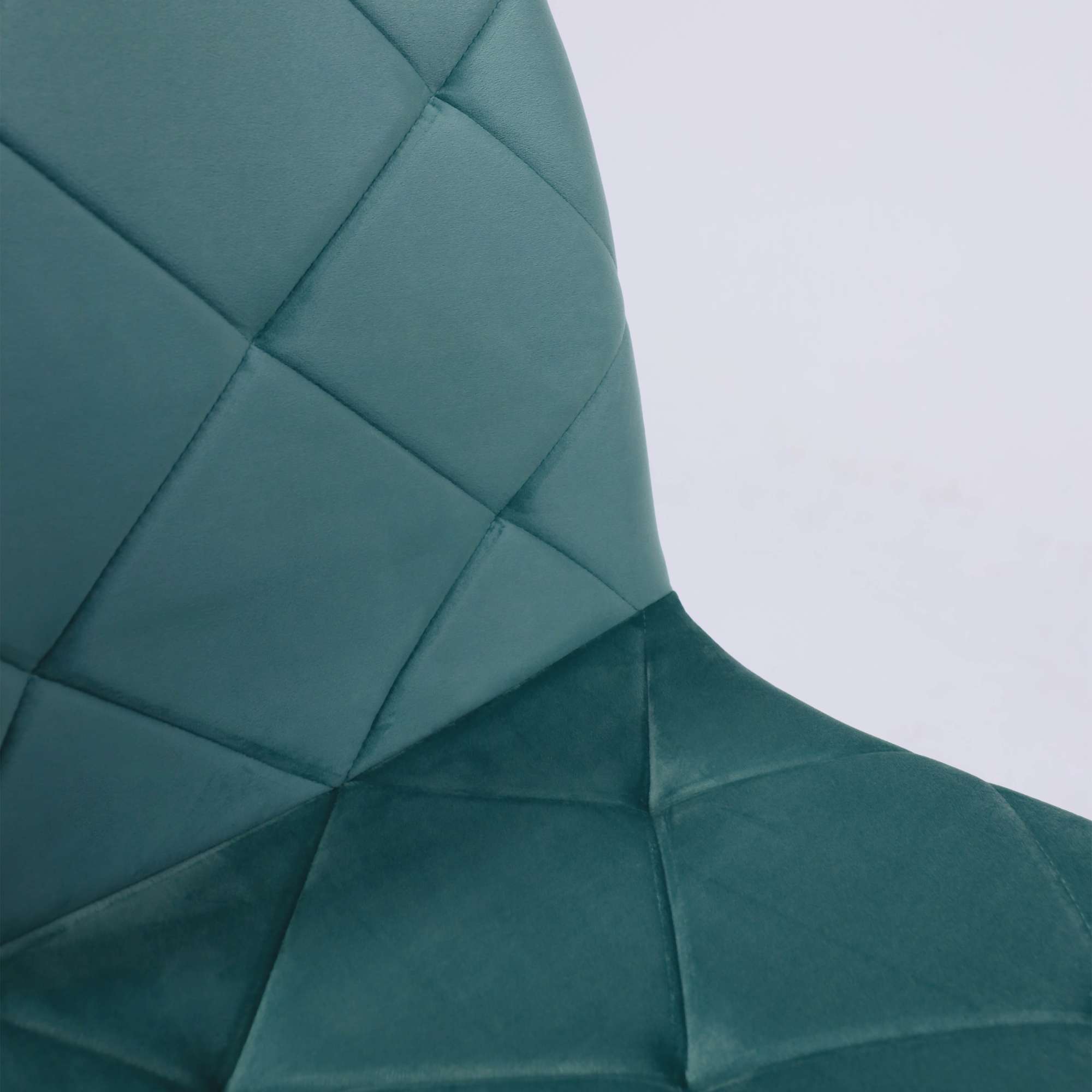 Стул GILL, бутылочный велюр/черный