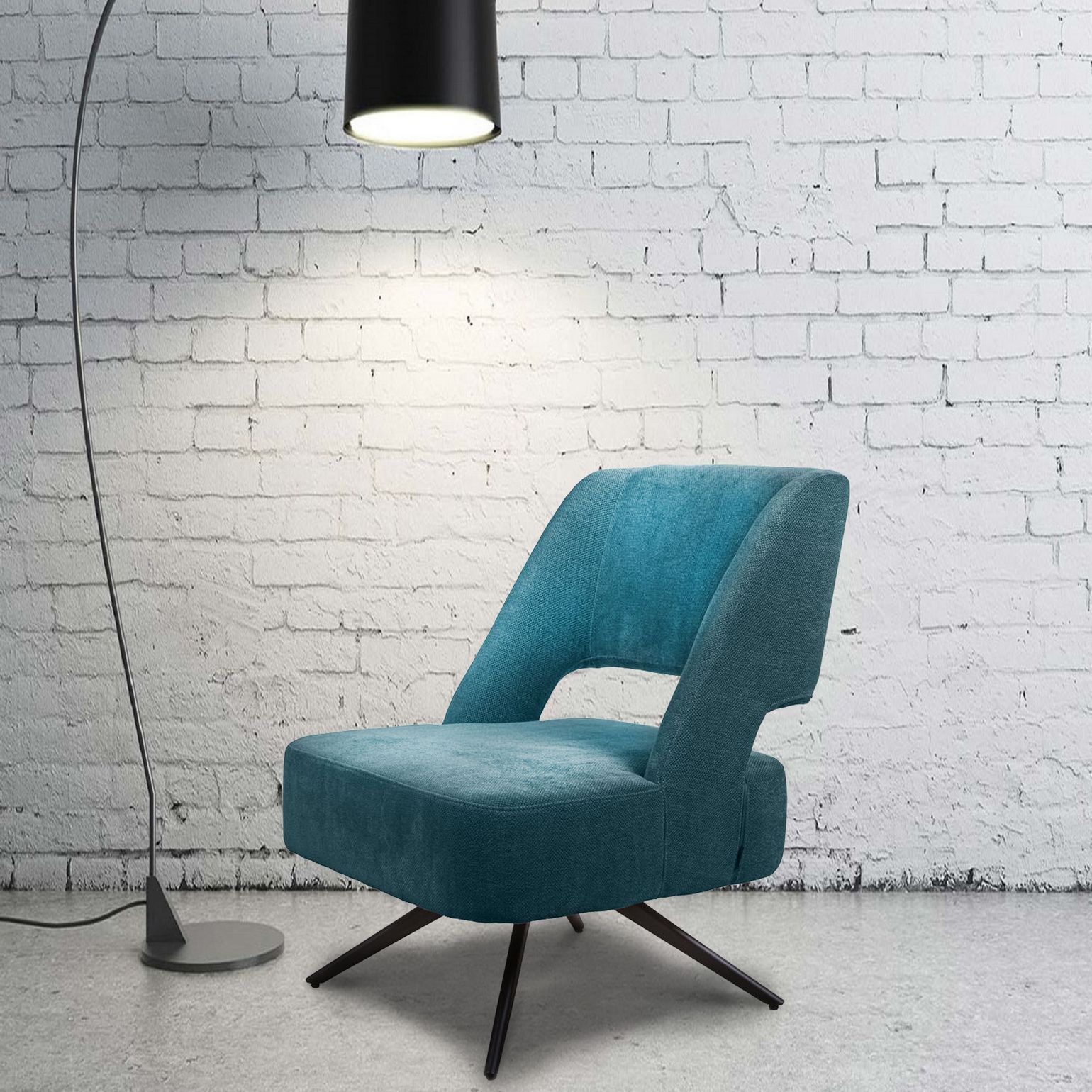 Кресло Молли, ткань зеленый