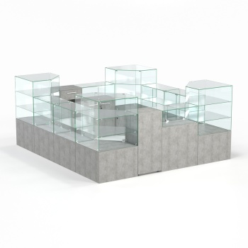 Комплект прилавков "ФЕЕРВЕРК" №9, Метрополитан Грей