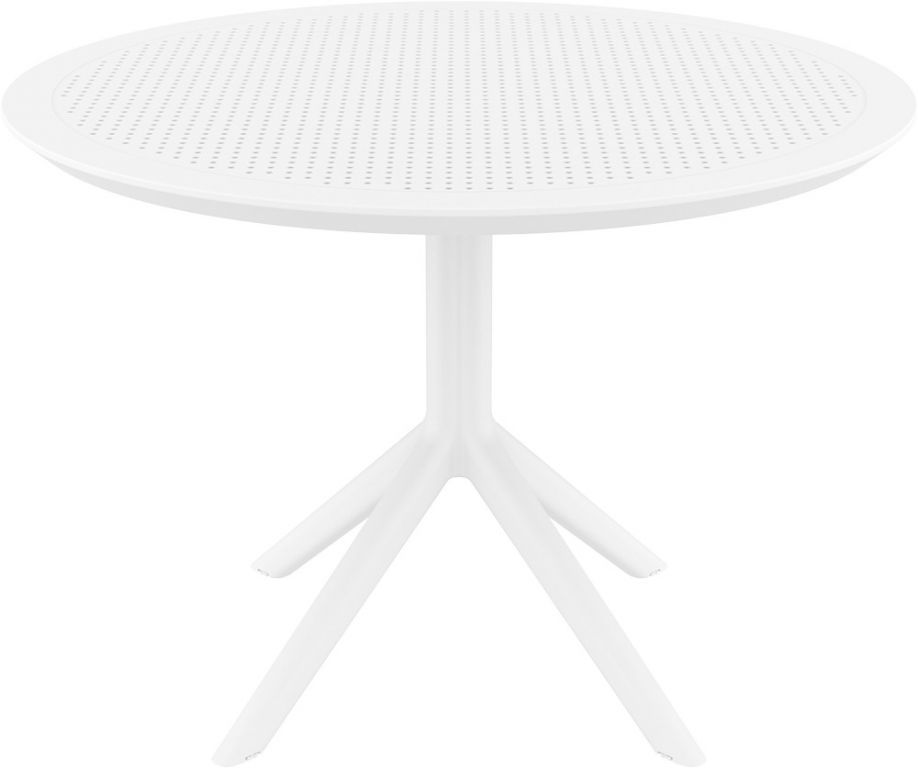 Стол пластиковый Sky Table Ø105 белый