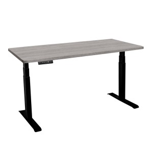 Стол с регулировкой высоты электрический LuxAlto LA-T33-2A3 черный/дуб бежево-серый ЛДСП 120*60*2.5