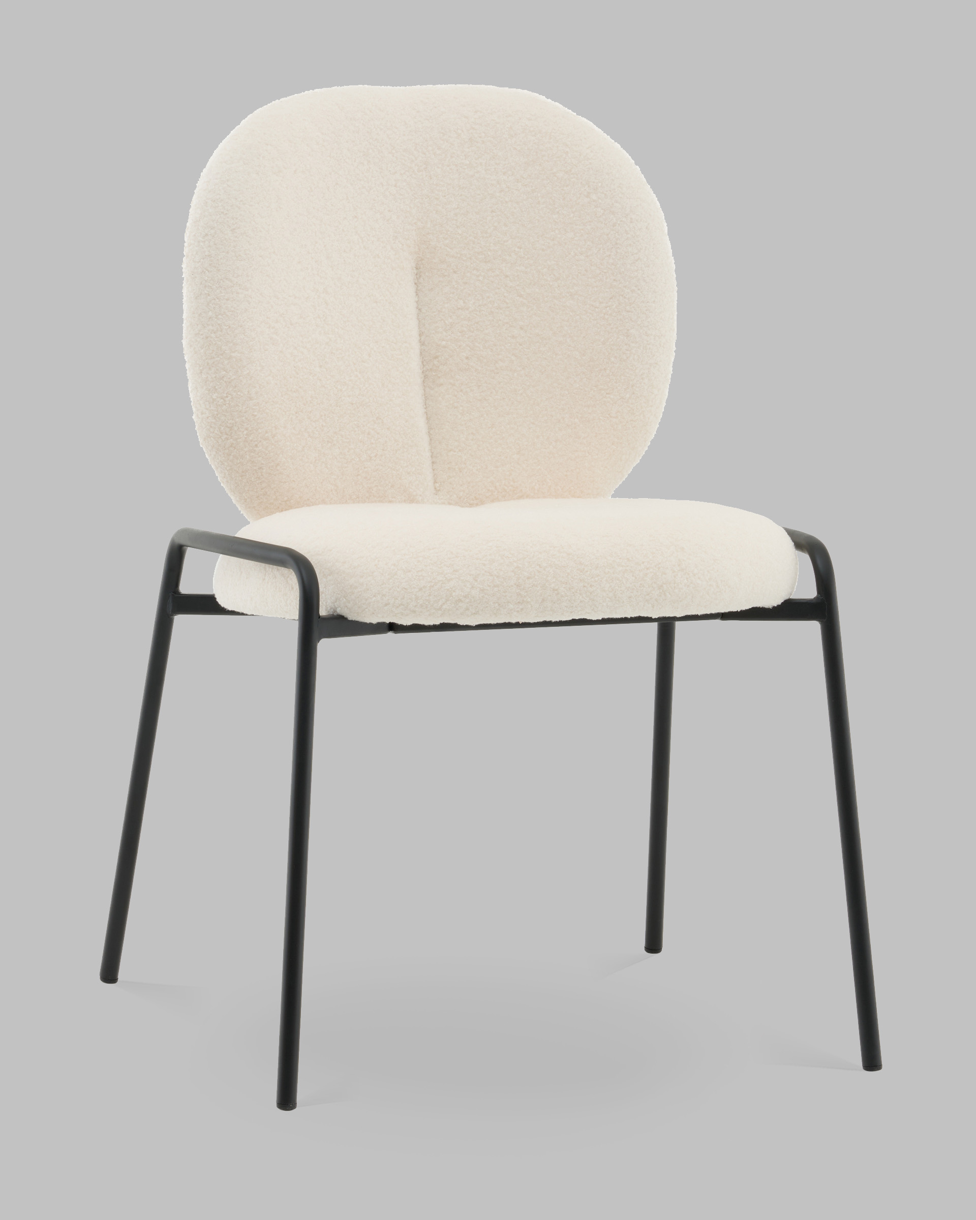 Стул Моллек букле молочный