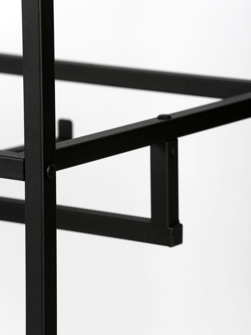 Стеллаж для одежды в стиле Лофт A22120-12-ЧЧ (220х120х45)