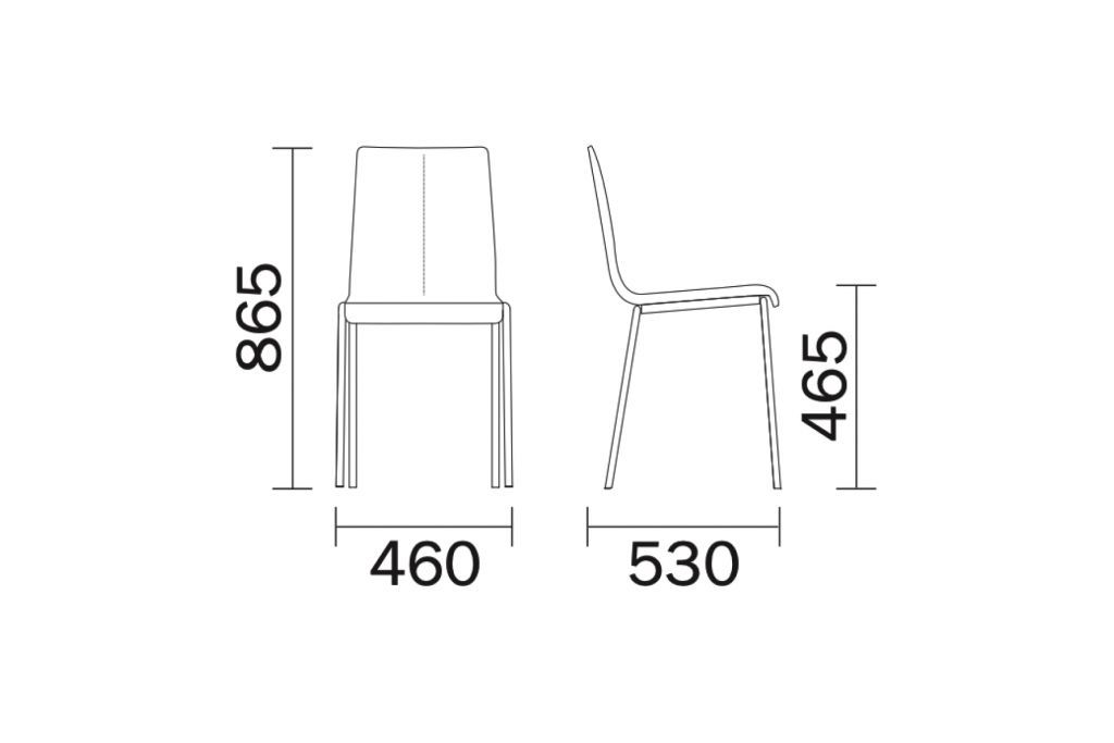 Стул офисный Kuadra темно-рыжий