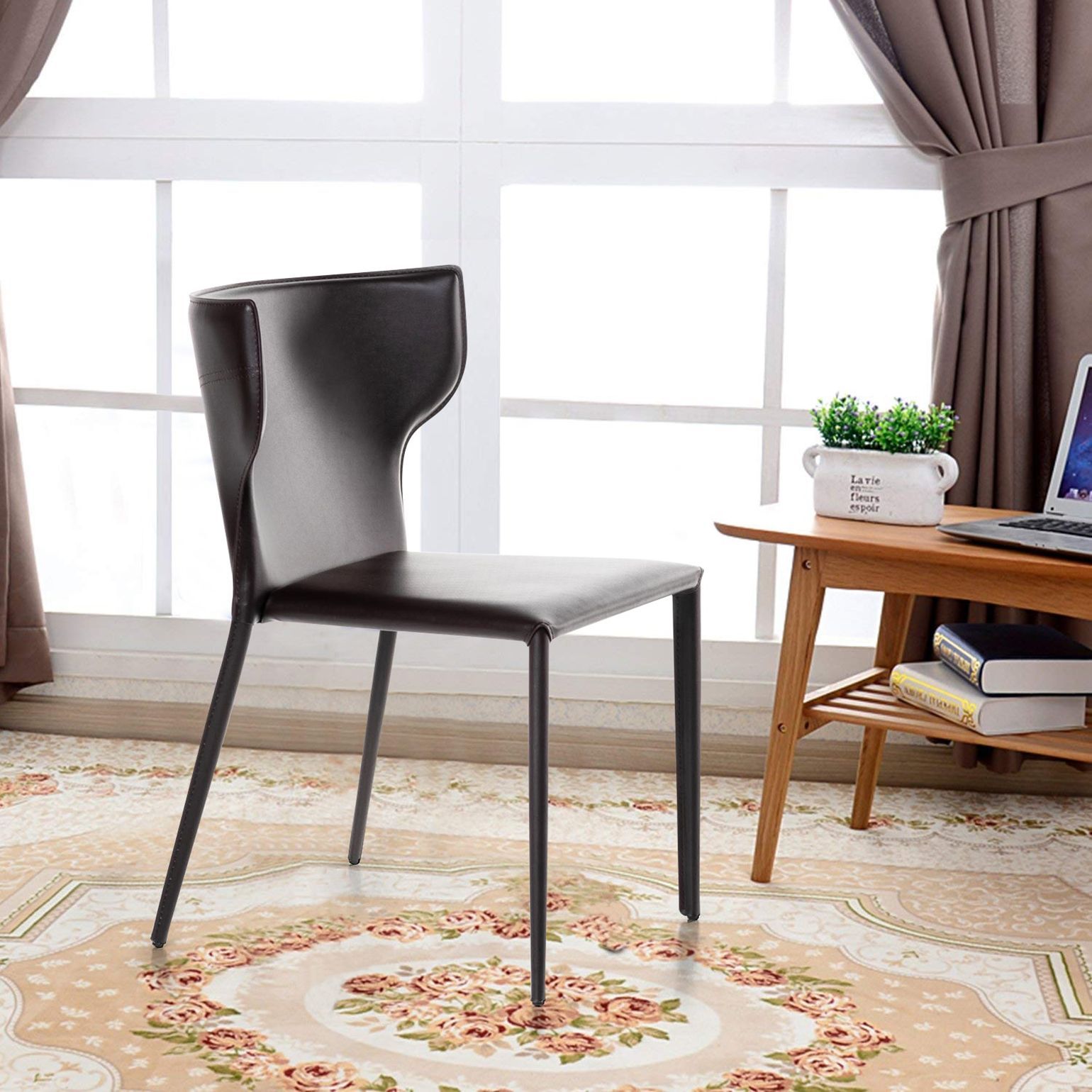 Стул Аустин, кожа коричневый