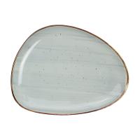 Блюдо VITAL 3, фарфор, голубой, 26*20*2,5см