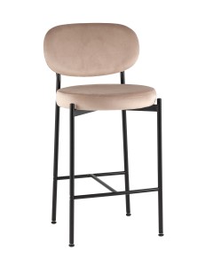 Стул полубарный Бриф VD велюр бежевый