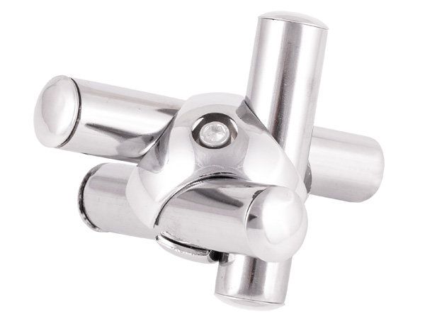 Z-JOK-chr-001DX Зажим для 3-х труб правый